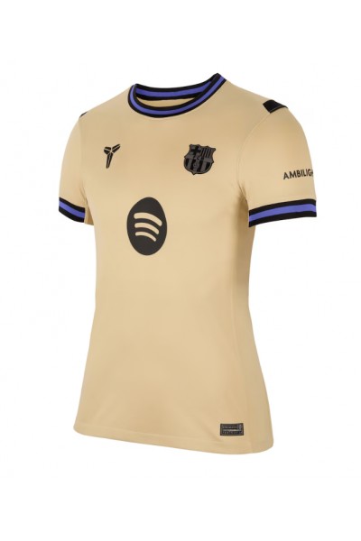 Barcelona Frenkie de Jong #21 Jalkapallovaatteet Naisten Vieraspaita 2025-26 Lyhythihainen Barcelona Frenkie de Jong #21 Jalkapallovaatteet Naisten Vieraspaita 2025-26 Lyhythihainen